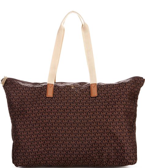 michael kors jet set travel carryall tote love|michael kors packable tote.